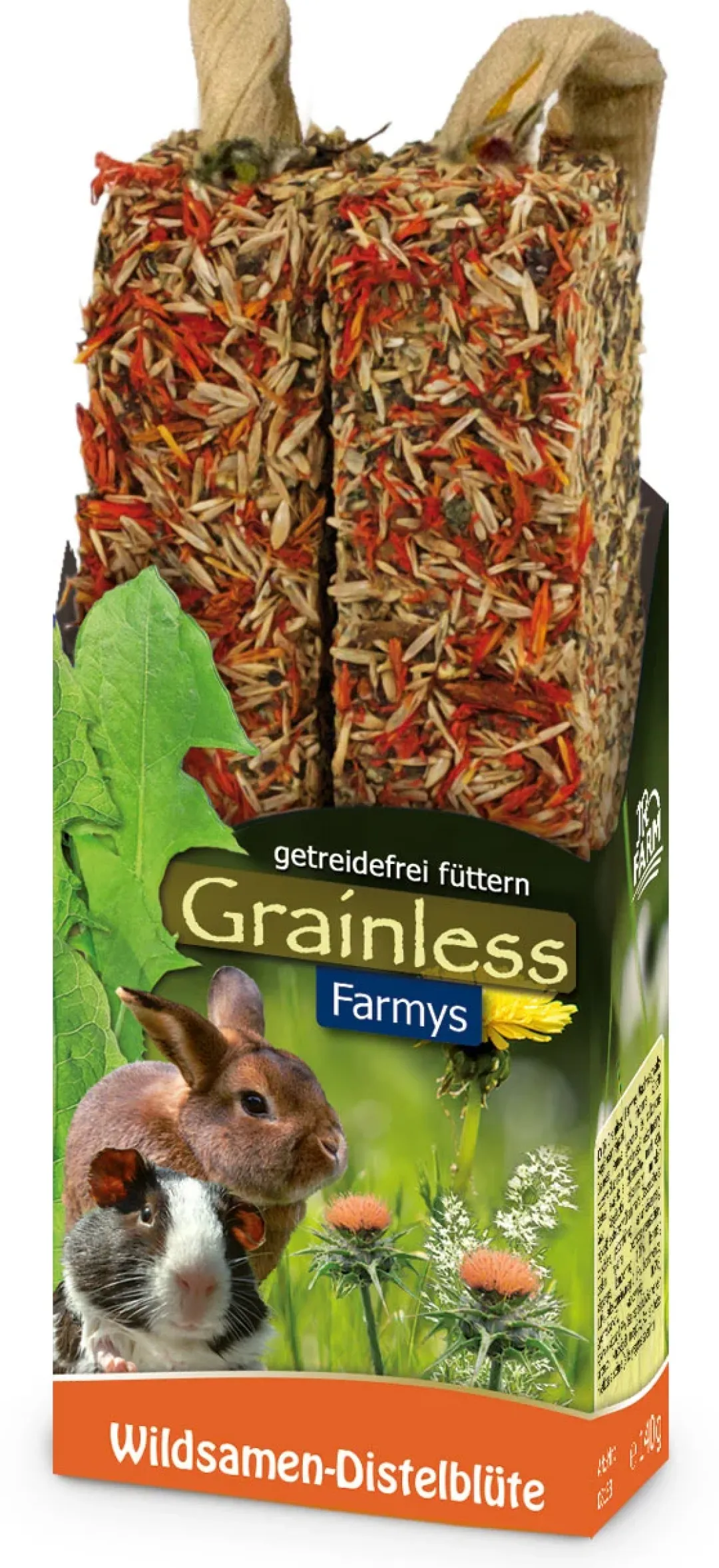 Discount ys Grainless Gnaverstænger Vildtfrø og Tidselblomst 140 g Foder & Snack Til Gnavere & Kanin