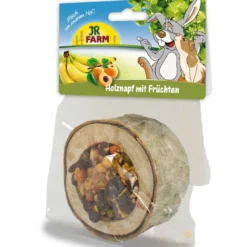 Clearance JR Fyldt Træskål (medium) Foder & Snack Til Gnavere & Kanin