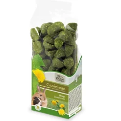 Discount JR Grainless Drops Mælkebøtte 140 gram Foder & Snack Til Gnavere & Kanin