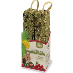 JR Grainless Gnaverstænger Health Farmys Vital Boost 140 g Foder & Snack Til Gnavere & Kanin