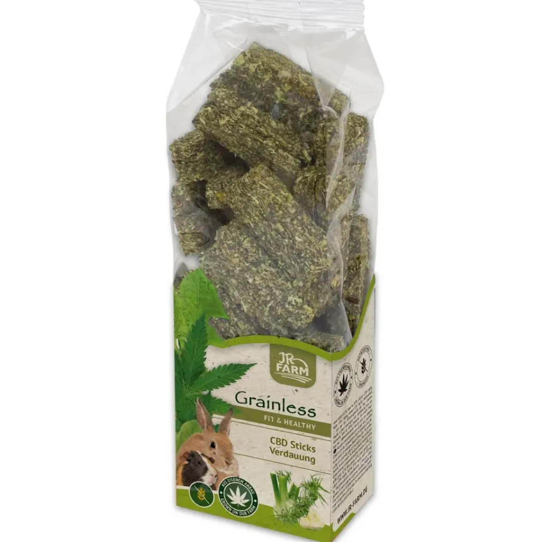 Best JR Grainless Health CBD Sticks Fordøjelse 75 g Foder & Snack Til Gnavere & Kanin