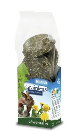 Best JR Grainless Health Dental - Mælkebøtte 150 g Foder & Snack Til Gnavere & Kanin