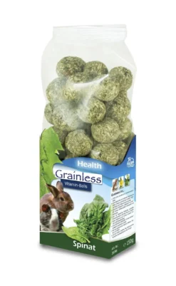 JR Grainless Health Vitaminkugler Spinat 150 gram Foder & Snack Til Gnavere & Kanin