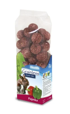 Online JR Grainless Health Vitaminkugler Peberfrugt 150 g Vitaminer Og Mineraler Til Gnavere & Kaniner