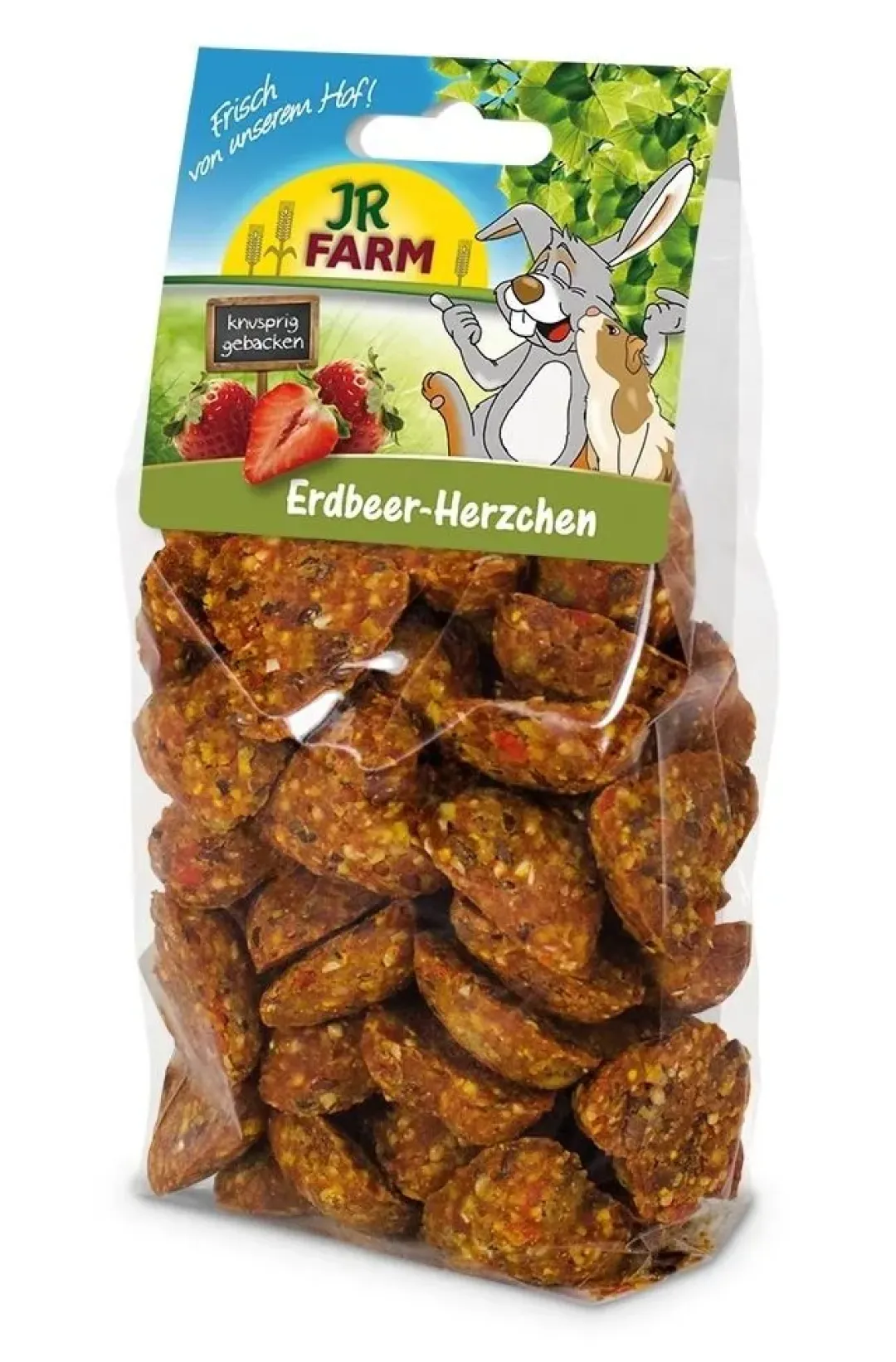 Online JR Jordbær Hjerter 150 g Foder & Snack Til Gnavere & Kanin