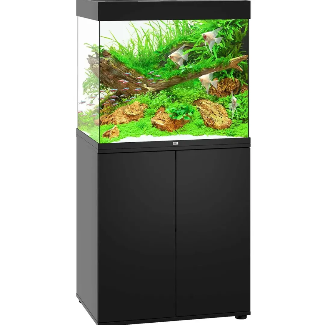 Sale Lido 200 Liter i Sort 70x51x65 cm Akvarier