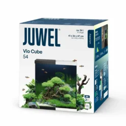 Sale Vio Cube 54 Sort 41x36x47 cm Akvarier