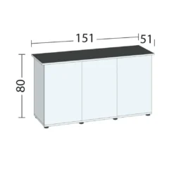 Discount Juwel Akv. Bord/skab Sbx Eg 151x51x80 cm Rio 450 L Akvarieborde Og Akvariereoler