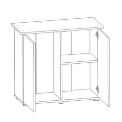 Online Juwel Akv. Bord/skab Sbx 125 Eg 81x36x73 cm Rio 125 Liter Akvarieborde Og Akvariereoler