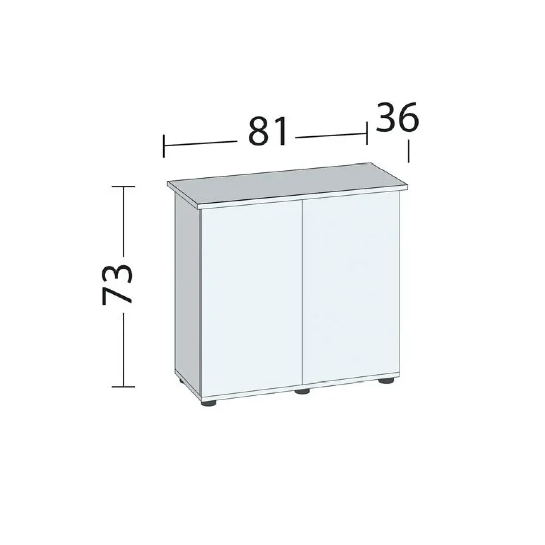 Online Juwel Akv. Bord/skab Sbx 125 Eg 81x36x73 cm Rio 125 Liter Akvarieborde Og Akvariereoler