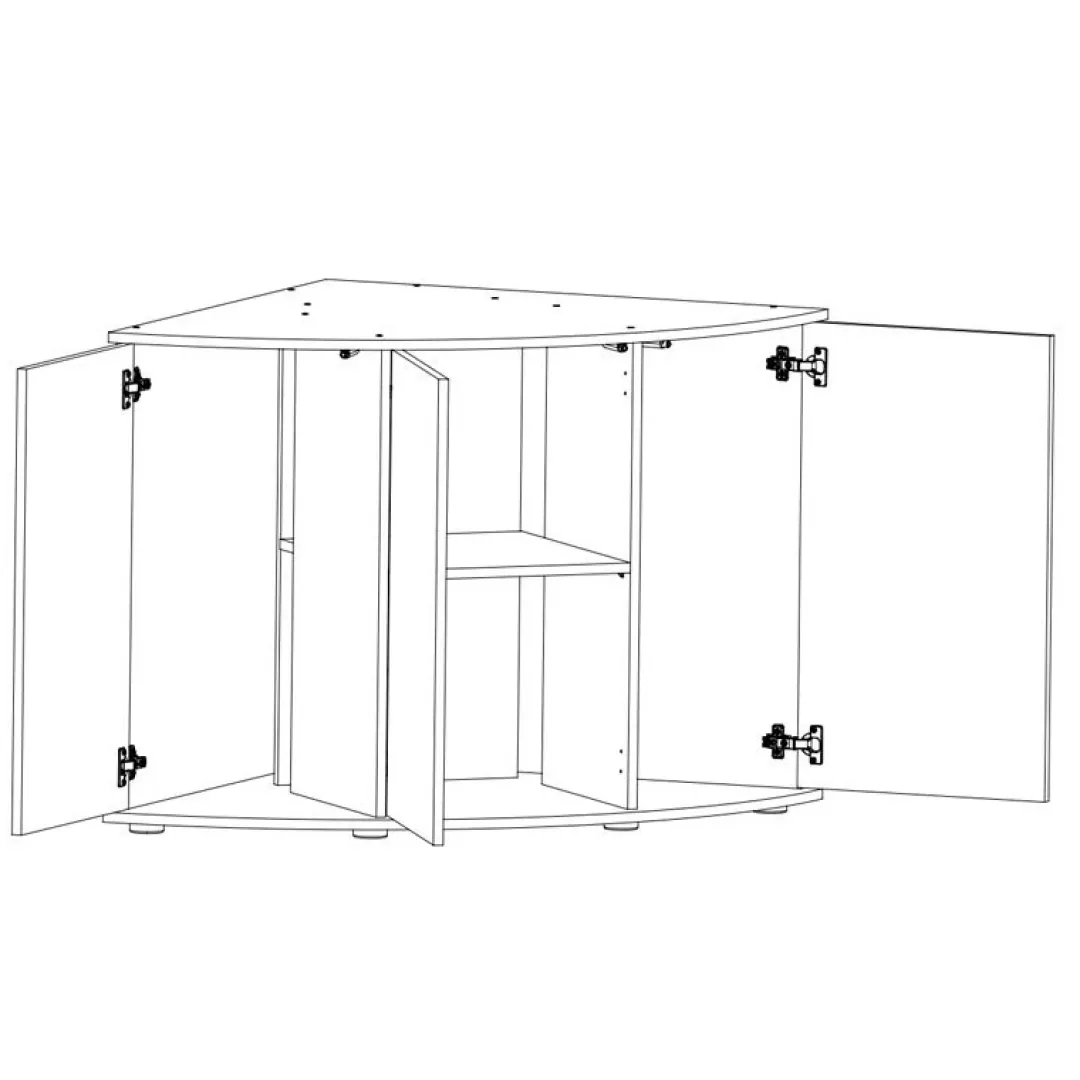 Clearance Juwel Akv. Bord/skab Sbx Trigon 350 Sort Akvarieborde Og Akvariereoler|Akvarier