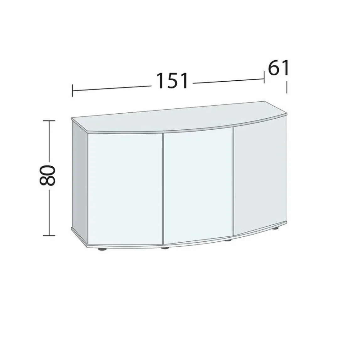 Online Juwel Akv. Bord/skab Sbx 450 151x61x80 cm Vision 450 Liter Eg Akvarieborde Og Akvariereoler
