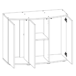 Discount Juwel Akv. Bord/skab Sbx 260 121x46x80 cm Vision 260 Liter Eg Akvarieborde Og Akvariereoler