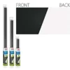 Online Juwel Aquarium Baggrund Sort/Hvid Poster 3 100x50 cm Akvariebaggrunde