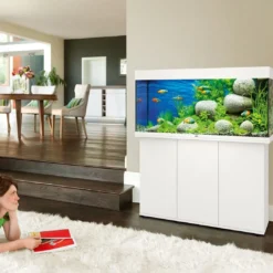 Discount Juwel Rio 240 L Hvid 121x41x55 cm Akvarier