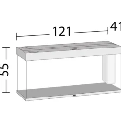 Discount Juwel Rio 240 L Hvid 121x41x55 cm Akvarier