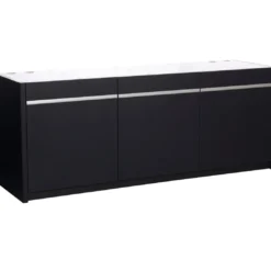 Clearance Kabinet 720 L 200x60x79 cm til MOVE i Sort Akvarieborde Og Akvariereoler
