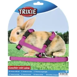 Kanin sele nylon med line Seler & Liner Til Kæledyr