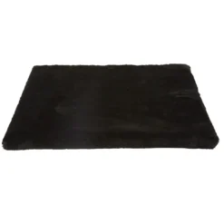 Clearance Kattens no 1 Bund med plys 50x50 cm Sort Kradsetræer Og Klatremøbler Til Kat