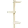 Outlet Kattens no 1 Eiffel Cream 222-237 cm Kradsetræer Og Klatremøbler Til Kat|Kradsetræ Til Killinger - Leg Træning Og Klopleje I Et