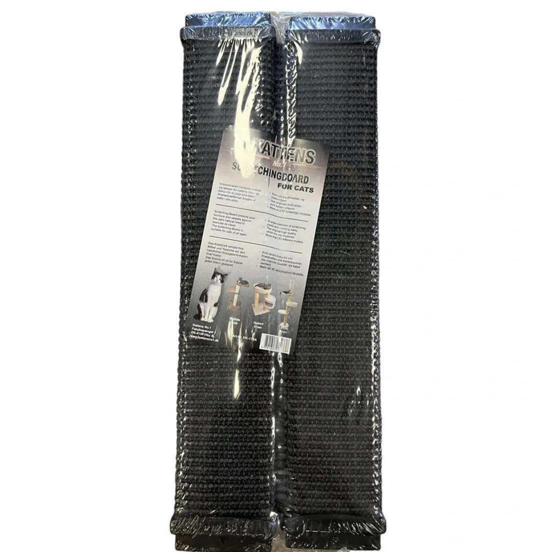 New Kattens no 1 Kit-bag væg krads hjørne 51 cm sort Kradsetræer Og Klatremøbler Til Kat|Kradsetræ Til Killinger - Leg Træning Og Klopleje I Et