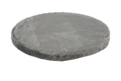 Discount Kattens no 1 Rund hylde med plys 2 sider Ø 40 cm Grå Kradsetræer Og Klatremøbler Til Kat
