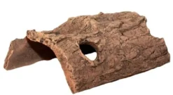 Sale Keramik efterligning af halv træstamme S 16x10x6 cm Aquascaping