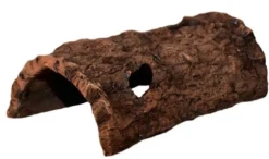 Sale Keramik efterligning af halv træstamme XL 31x14x10 cm Aquascaping
