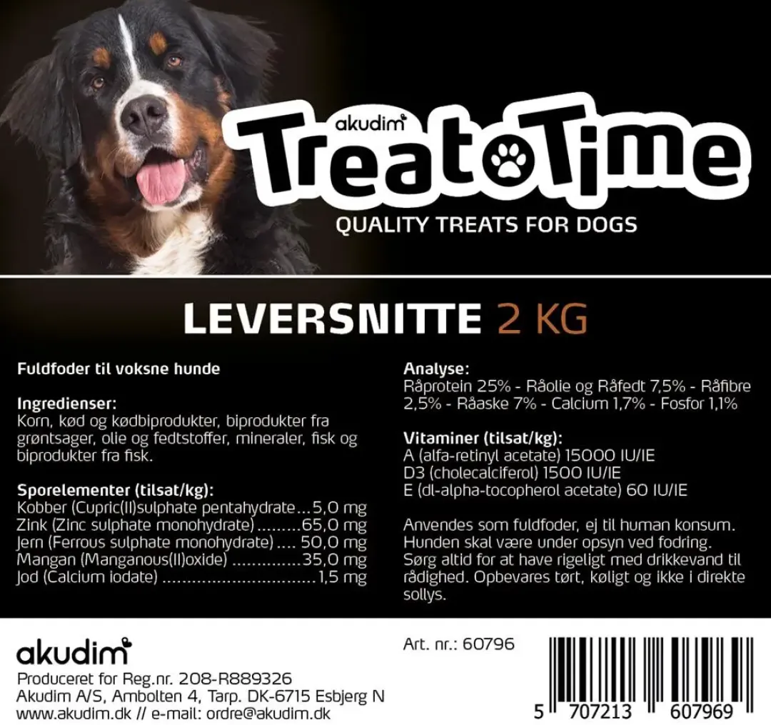 Discount Klassisk favoritgodbidder Leversnitte 2 kg - træningssnacks til hunde Hundeguf Og Tyggeben Til Hunde