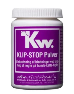 New Klip-Stop Pulver 30 g Plejemidler Til Hund Med Fokus På Sundhed Og Velvære|Pleje Af Hvalpe - Alt I Plejemidler Til Pels, Poter Og Hud