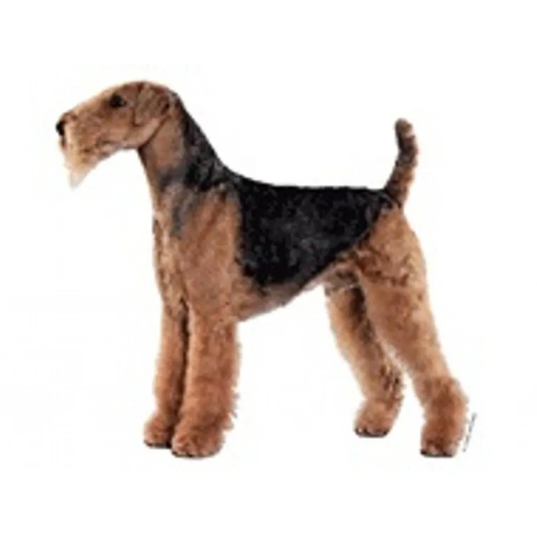 Hot Klistermærke af Airedale Terrier Mini Hundetegn Til Hvalpe - Sikkerhed Og Tryghed Hvis Hvalpen Løber Væk|Hundetegn Og Smykker Med Stil Og Sikkerhed