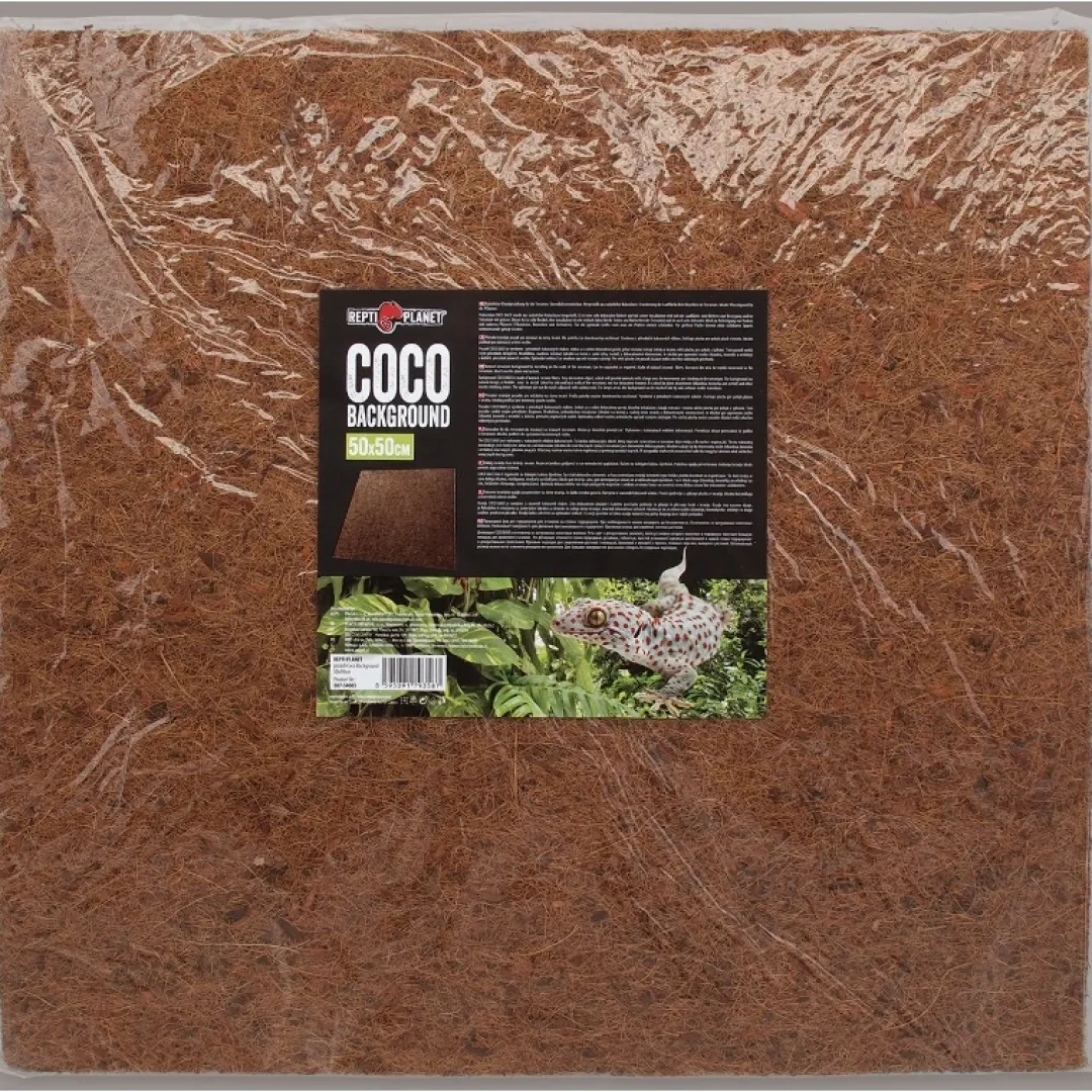 Kokosfibre baggrund 50 x 50 cm 1 cm Dekoration Til Terrarier