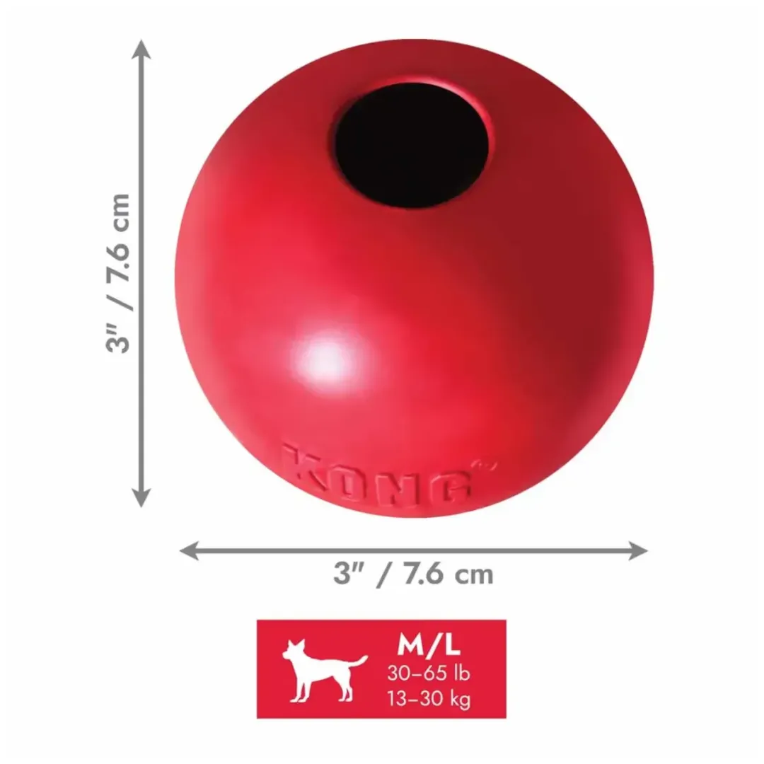 Online Classic bold med hul rød M/L Ø7,5 cm Hundelegetøj Til Alle Hunde Leg Og Aktivering Året Rundt|Legetøj Til Hvalpe - Sjov Leg, Aktivering Og Tryghed Fra Første Dag