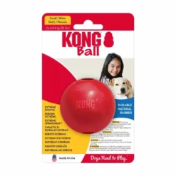 Outlet Classic bold med hul rød S Ø6,5 cm Hundelegetøj Til Alle Hunde Leg Og Aktivering Året Rundt|Legetøj Til Hvalpe - Sjov Leg, Aktivering Og Tryghed Fra Første Dag