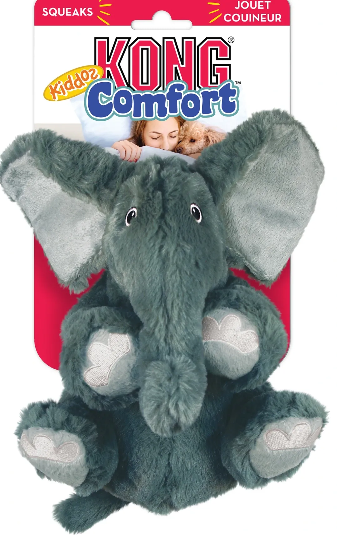 Outlet Comfort Kiddos Elephant Small 18 cm - elefant bamse til hunde Hundelegetøj Til Alle Hunde Leg Og Aktivering Året Rundt|Legetøj Til Hvalpe - Sjov Leg, Aktivering Og Tryghed Fra Første Dag