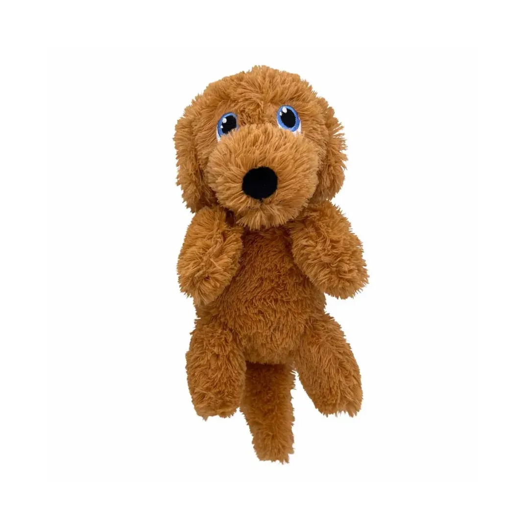 Discount Comfort Pups Goldie - sød hundebamse i plys Hundelegetøj Til Alle Hunde Leg Og Aktivering Året Rundt|Legetøj Til Hvalpe - Sjov Leg, Aktivering Og Tryghed Fra Første Dag