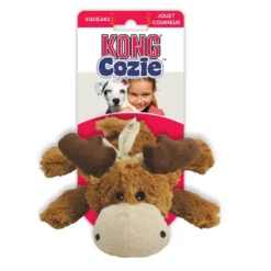 Hot Cozie Marvin Moose Brun XL 32 cm - elg bamse til store hunde Hundelegetøj Til Alle Hunde Leg Og Aktivering Året Rundt|Legetøj Til Hvalpe - Sjov Leg, Aktivering Og Tryghed Fra Første Dag