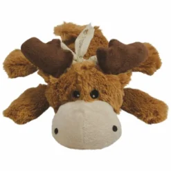 Hot Cozie Marvin Moose Brun XL 32 cm - elg bamse til store hunde Hundelegetøj Til Alle Hunde Leg Og Aktivering Året Rundt|Legetøj Til Hvalpe - Sjov Leg, Aktivering Og Tryghed Fra Første Dag