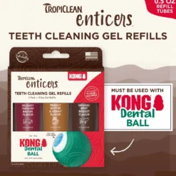 Clearance Dental Ball gel refill 3 pack Plejemidler Til Hund Med Fokus På Sundhed Og Velvære