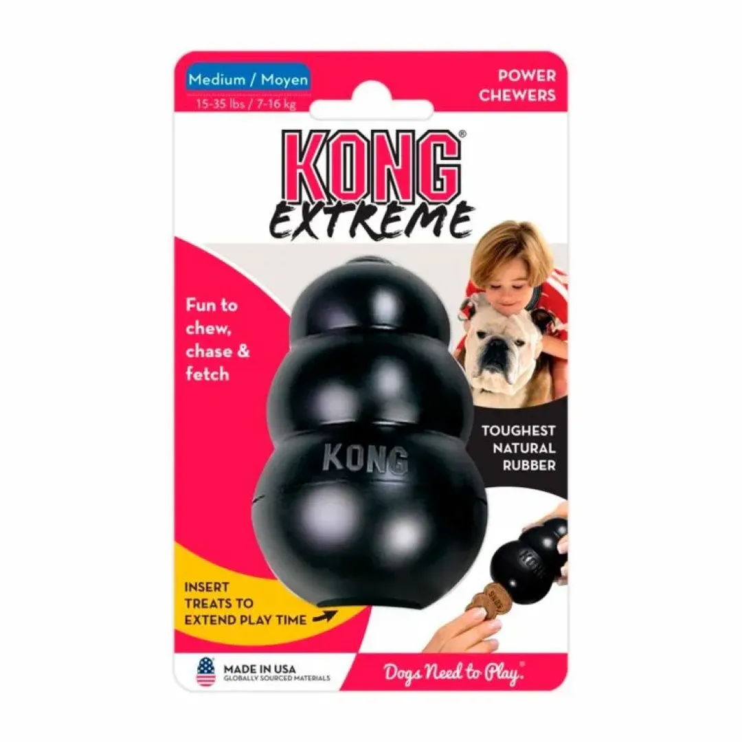 Outlet Extreme Original Sort Medium - ekstra slidstærkt tyggelegetøj Hundelegetøj Til Alle Hunde Leg Og Aktivering Året Rundt|Legetøj Til Hvalpe - Sjov Leg, Aktivering Og Tryghed Fra Første Dag