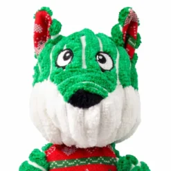 Best Holiday Floppy Knots Fox S/M - et klassisk plys-hundelegetøj med reb og knuder, pivelyd og juletema. Julelegetøj Til Dyr|Hundelegetøj Til Alle Hunde Leg Og Aktivering Året Rundt