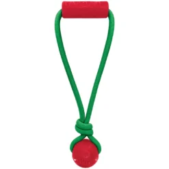 Best Holiday Jaxx Brights Tug Ball Mix M - hundelegetøj 30,5 x 13 x 6,5 cm Julelegetøj Til Dyr