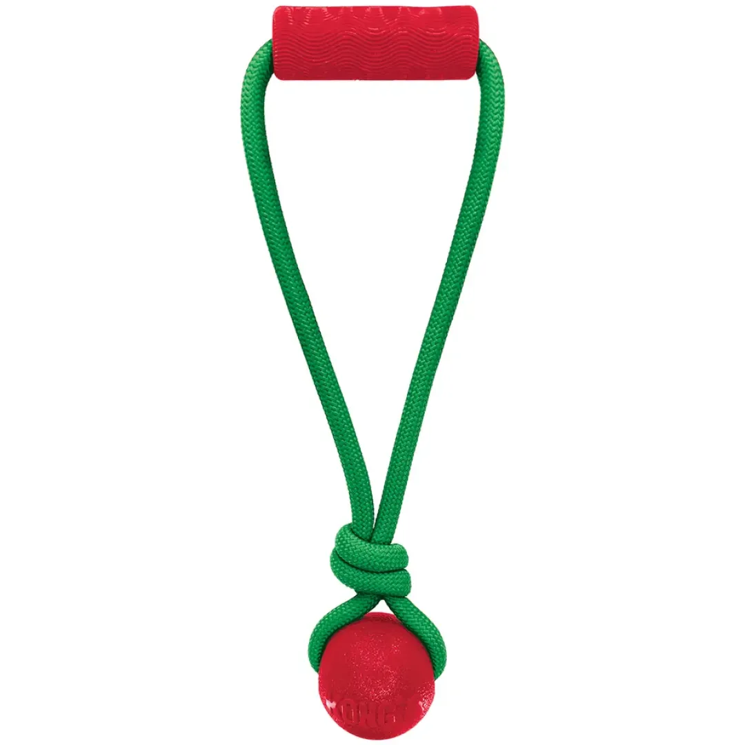 Best Holiday Jaxx Brights Tug Ball Mix M - hundelegetøj 30,5 x 13 x 6,5 cm Julelegetøj Til Dyr