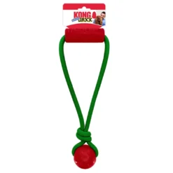 Best Holiday Jaxx Brights Tug Ball Mix M - hundelegetøj 30,5 x 13 x 6,5 cm Julelegetøj Til Dyr