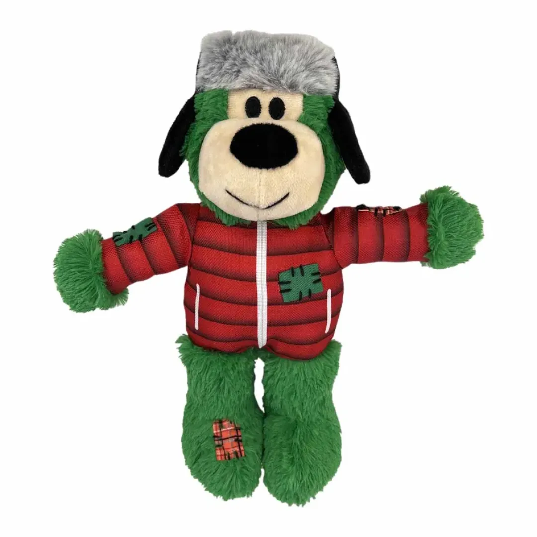 Holiday Wild Knots Bear Mix M/L - juleinspireret robust bjørne-legetøj Julelegetøj Til Dyr