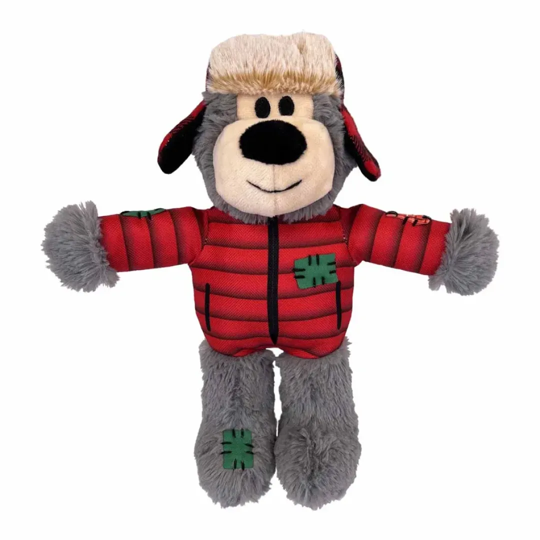 Holiday Wild Knots Bear Mix M/L - juleinspireret robust bjørne-legetøj Julelegetøj Til Dyr