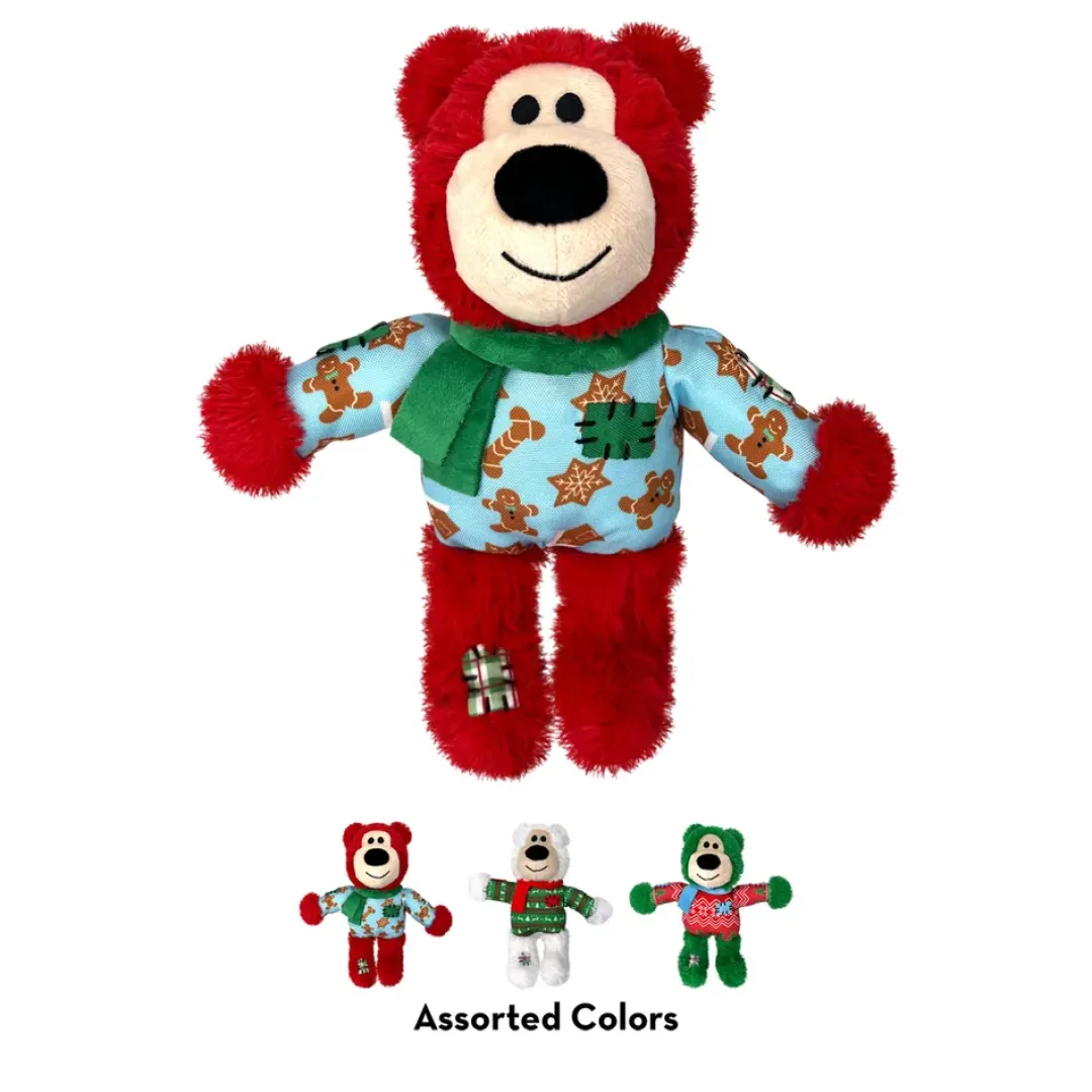 Holiday Wild Knots Bear Mix M/L - jule hundelegetøj Julelegetøj Til Dyr