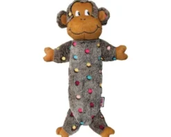 Best Hundelegetøj LowStuff Monkey Grå L 40 cm - abe bamse til hunde Hundelegetøj Til Alle Hunde Leg Og Aktivering Året Rundt|Legetøj Til Hvalpe - Sjov Leg, Aktivering Og Tryghed Fra Første Dag
