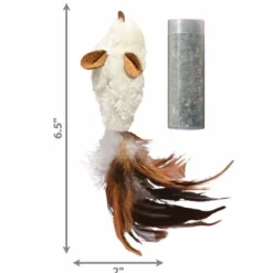 Discount Kattelegetøj Refillable Feather Mouse Killingelegetøj - Sjov, Træning Og Aktivering For Killinger|Kattelegetøj