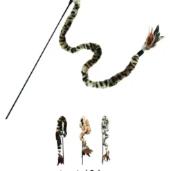 New Kattelegetøj Swizzle Bird Teaser Katte drillepind 51 cm Killingelegetøj - Sjov, Træning Og Aktivering For Killinger|Kattelegetøj